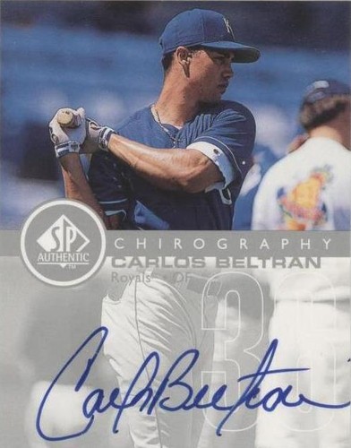 1999 SP Authentic - Carlos Beltran #CB