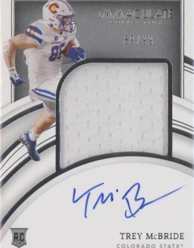 2022 Panini Immaculate Collection Collegiate Trey McBride #83