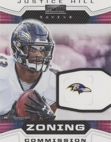 2020 Panini Playbook Justice Hill #ZC-2