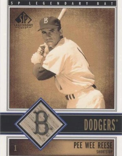 2002 SP Legendary Cuts - Pee Wee Reese #B-PWE