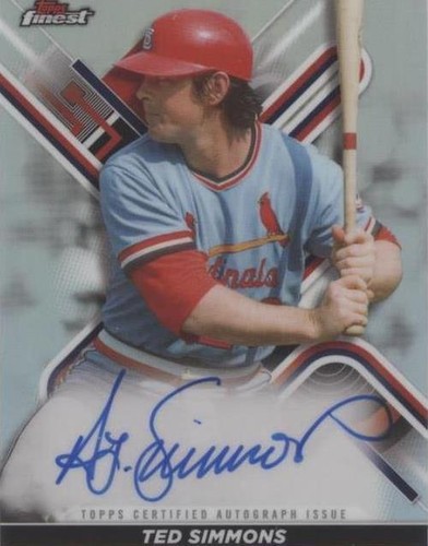 2022 Topps Finest - Ted Simmons #FA-TS
