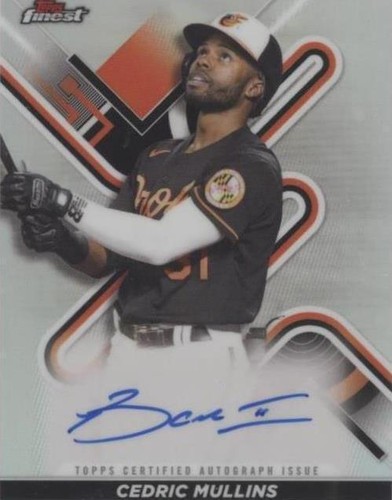 2022 Topps Finest - Cedric Mullins #FA-CM