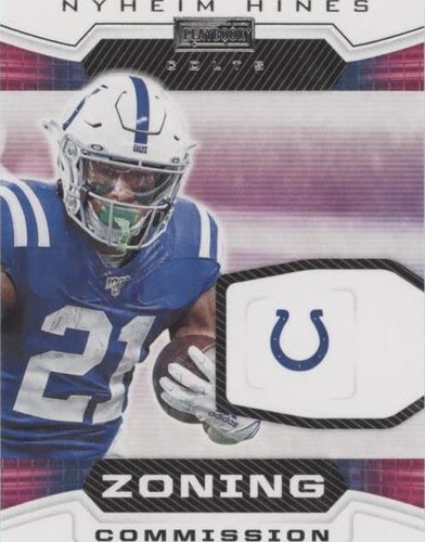 2020 Panini Playbook Nyheim Hines #ZC-24