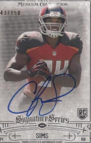 2014 Topps Museum Collection Charles Sims #SSA-CS