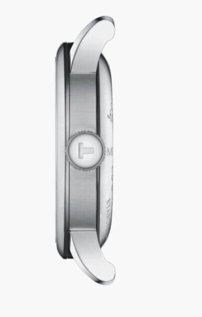 Pre-owned Tissot Le Locle Powermatic 80 Open Heart Silver Dial Men's Watch T0064071103302