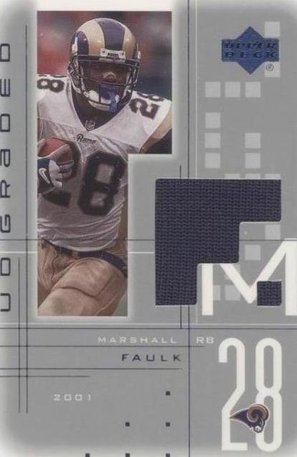 2001 UD Graded Marshall Faulk #MF