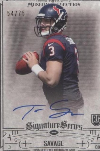 2014 Topps Museum Collection Tom Savage #SSA-TS