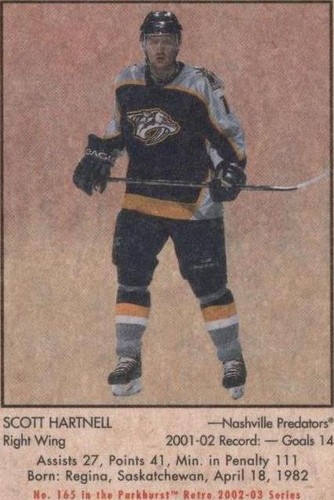 2002-03 In the Game Parkhurst Retro - Scott Hartnell #165