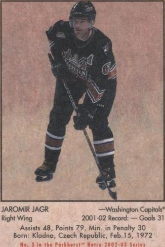 2002-03 In the Game Parkhurst Retro - Jaromir Jagr #3
