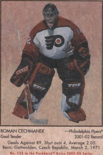 2002-03 In the Game Parkhurst Retro - Roman Cechmanek #123