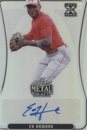 2020 Leaf Metal Draft - Ed Howard #BA-EH1