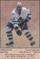 2002-03 In the Game Parkhurst Retro - Owen Nolan #45
