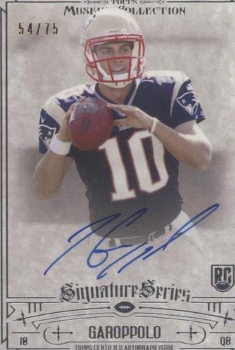 2014 Topps Museum Collection Jimmy Garoppolo #SSA-JG