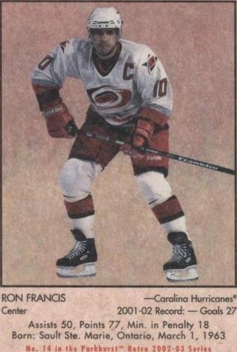2002-03 In the Game Parkhurst Retro - Ron Francis #14