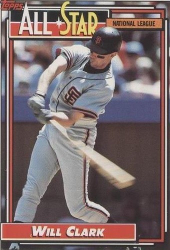 1992 Topps - Will Clark #386