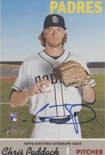 2019 Topps Heritage High Number - Chris Paddack #ROA-CP