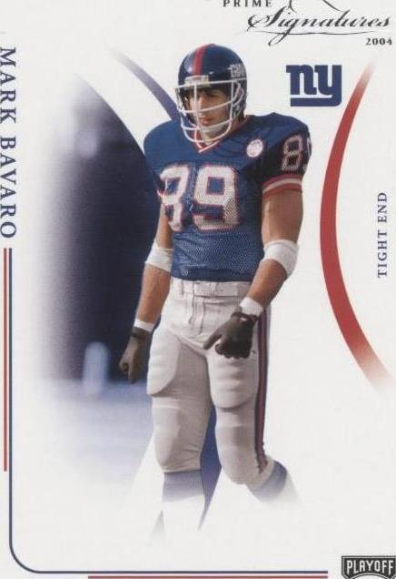 2004 Prime Signatures Mark Bavaro #63