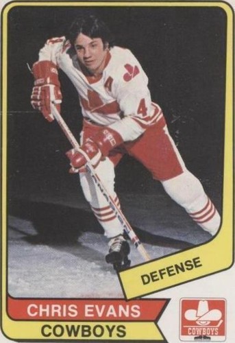 1976-77 O-Pee-Chee WHA - Chris Evans #22