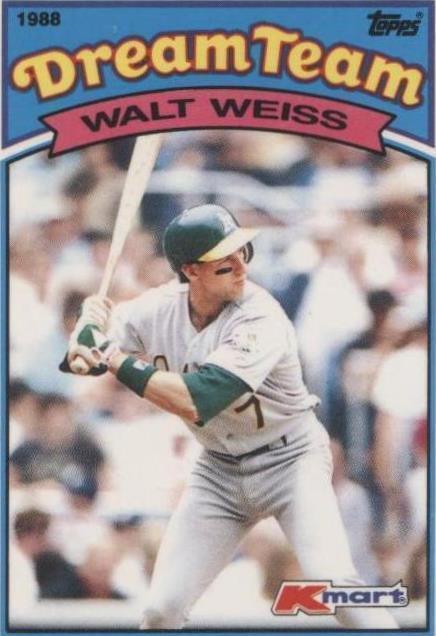 Topps Kmart Dream Team 1989 - Walt Weiss #4