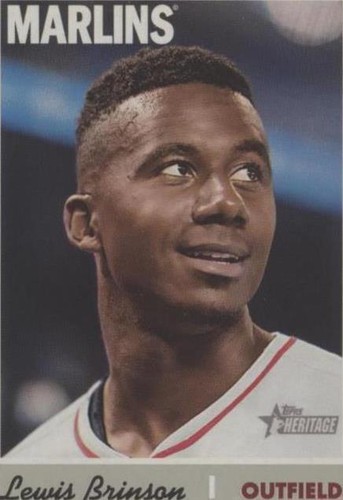 2019 Topps Heritage - Lewis Brinson #261