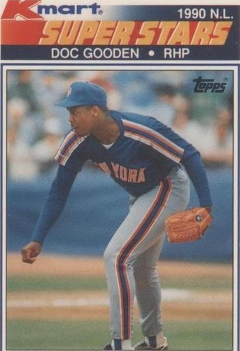 1990 Topps Kmart Superstars - Dwight Gooden #10