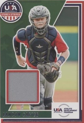 2022 Panini USA Baseball Stars & Stripes - Landon Carter #USAM-LC