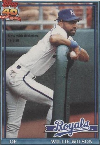 1991 O-Pee-Chee - Willie Wilson #208