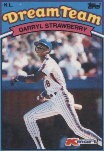 1989 Topps Kmart Dream Team - Darryl Strawberry #28
