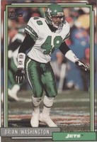 1992 Topps Brian Washington #638