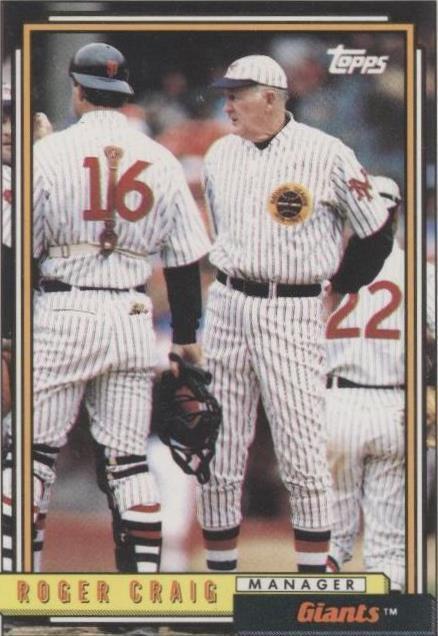 1992 Topps - Roger Craig #109