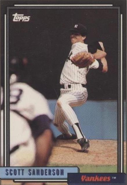 1992 Topps - Scott Sanderson #480