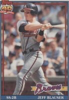 1991 O-Pee-Chee - Jeff Blauser #623
