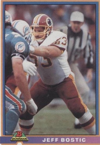 1991 Bowman Jeff Bostic #534