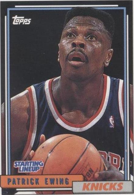 Alineación inicial Topps Kenner 1992-93 - Patrick Ewing #35SL