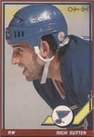 1991-92 O-Pee-Chee - Rich Sutter #143