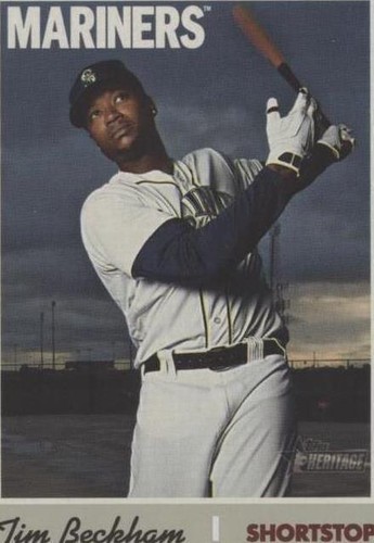 2019 Topps Heritage High Number - Tim Beckham #554