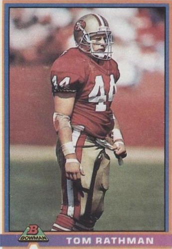 1991 Bowman Tom Rathman #487