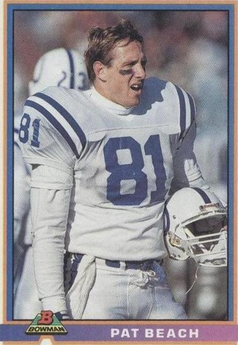 1991 Bowman Pat Beach #206
