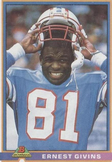 1991 Bowman Ernest Givins #190