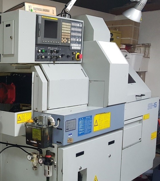 STAR CNC SB16C CNC Swiss Lathe with LNS Barfeed