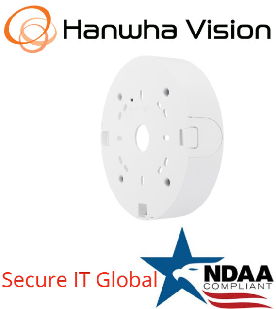 Hanwha Techwin SBV-160BW White Back Box for Dome Camera Security Accessory