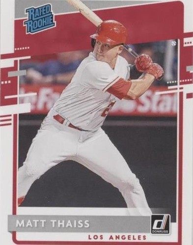2020 Panini Donruss - Matt Thaiss #60