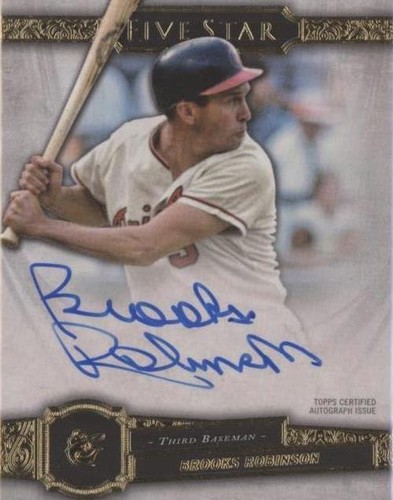 2021 Topps Five Star - Brooks Robinson #FSA-BR