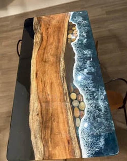 72"x36" Diy Epoxy Table Top Ideas / Wood and Epoxy