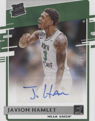 2021-22 Panini Chronicles Draft Picks - Javion Hamlet #RR-JHA