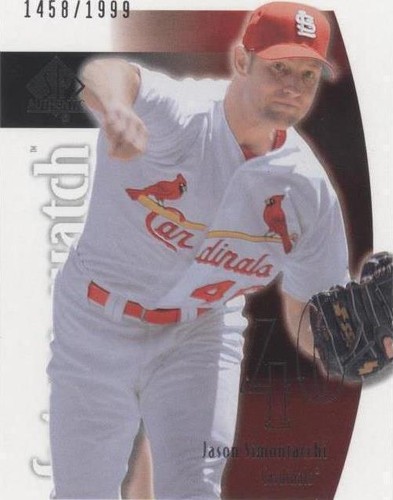 2002 SP Authentic - Jason Simontacchi #104