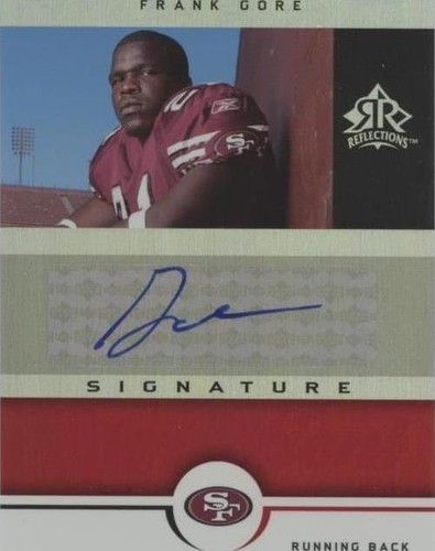 2005 Upper Deck Reflections Frank Gore #SR-FG