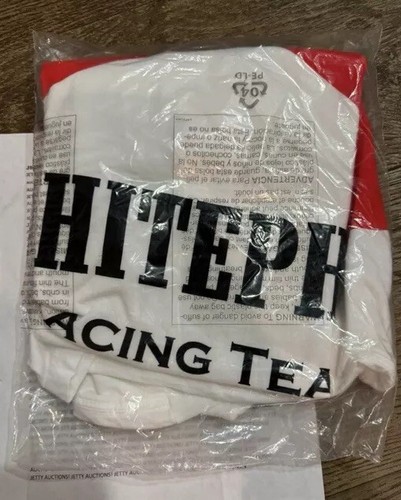White Phosphor Tee Racing Team T Shirt Size Large L | eBay