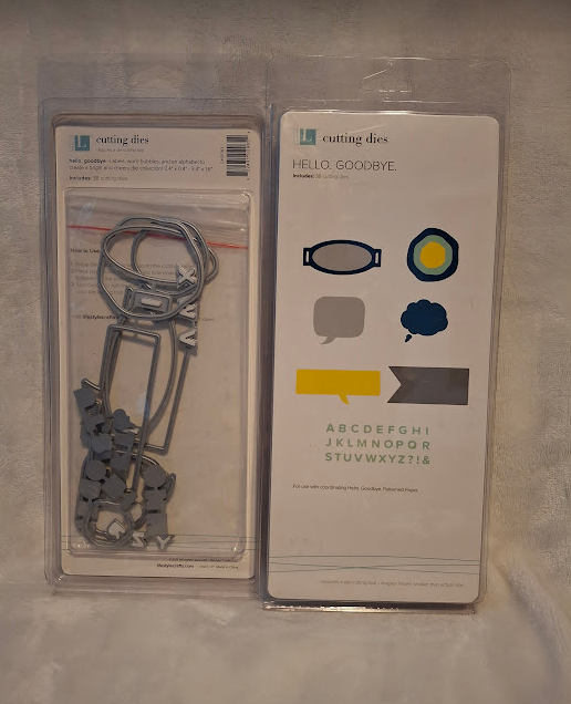 NEW Lifestyle Crafts QuicKutz Cutting Dies HELLO, GOODBYE