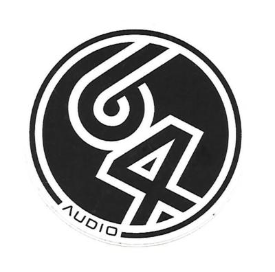 64 Audio Headphones Sticker / Decal